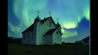 Timelapse Northern Lights Saskatchewan