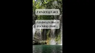 Anxiety is like a rocking chair... #anxiety #anxiousmind #drowning