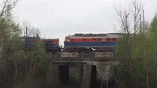 BR232-035 + SM42-2300 i 182-055 + SM42-2312