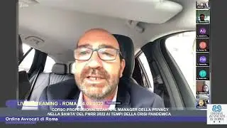 CORSO PROFESSIONALIZZANTE IL MANAGER DELLA PRIVACY NELLA SANITA&rsquo; DEL PNRR 2022 - Incontro 14.09.2022