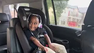Kyla first day in pre-K