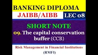 The capital conservation buffer (CCB) BANKING DIPLOMA (AIBB) Short Notes