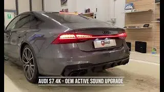 Sound Booster Kufatec Audi S7 4K - OEM active sound upgrade