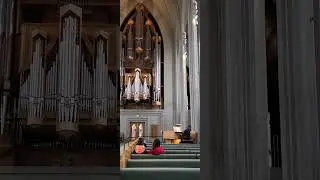 Organ concert at hallgrimskirkja (the church of hallgrimur), Iceland