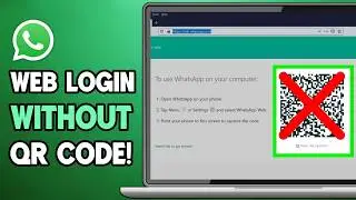 How to log into whatsapp web without qr code (easy method).