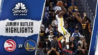 Jimmy Butler highlights: Watch Warriors star score 30 points in loss to Hawks | NBC Sports Bay Area
