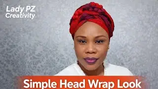 Simple headwrap look