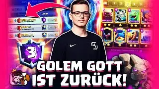 FLOBBY baut 2 NEUE GOLEM DECKS und pusht auf PLATZ 3 DER WELT! Golem Ladder Push!