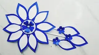 🌺New Easy Paper Wall Hanging Ideas || Paper Home Decoration || Flower Wall hanging using A4 Paper 