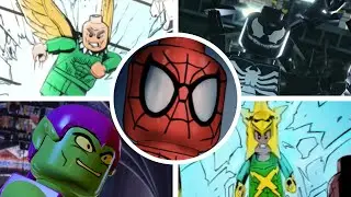 LEGO Marvel Superheroes - All Spiderman Villain Boss Fights (PC, PS3, PS4, Nintendo, Xbox)
