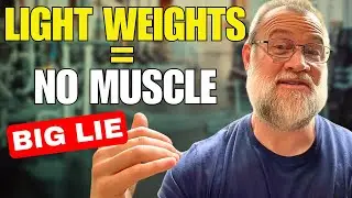 The Real Reason Lighter Weights Do NOT Build Muscle After 50! 