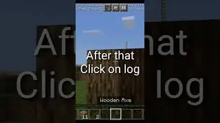 HOW TO STRIPPED OAK LOG IN MINECRAFT PE #shorts  #minecraft