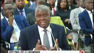 Live; Vetting Of CJ Nominee - News Desk on JoyNews (23-12-19)