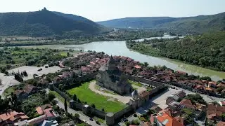 Mtsheta, Georgia shot via DJI Mini 3 pro Cinematic video clip