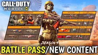 S4 Battle Pass Revealed + All New Content, Events, Tournament, Free Skins & More! Cod Mobile!