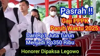 Pasrah‼️ Gaji PPPK Paruh Waktu 2025: Dari Rp1 Juta Menjadi Rp350 Ribu, Honorer Dipaksa Legowo