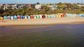 Epic Footage of Brighton Beach, Melbourne on a DJI Mavic Mini Drone