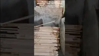 Automatic Bamboo Teppo Skewer Logo Branding Machine