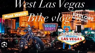Exploring the West Side Of Las Vegas On My E-Bike.
