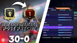 The META Fifa 21 CUSTOM TACTICS and FORMATIONS POST PATCH in 2021!! | 30 - 0