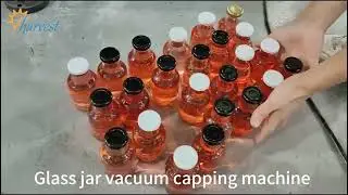 Automatic Glass Jar Vacuum Capping Machine , Jar Vacuum Capper Machine , Juice capper machine