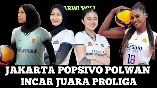 Pemain Jakarta Popsivo Polwan Lengkap, Pemain Asing Istimewa ‼️‼️‼️