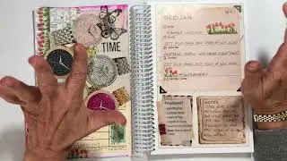 🍃Collage Art Weekly Assignment #1 (Margarete Miller's Collage Planner)
