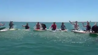 West Coast paddle out for Rabbit Kekai