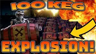 Fireworks at Ancient Spire Outpost (100 Kegs)