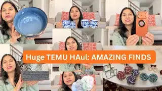  ⚠️‼️OMG! I WENT CRAZY SHOPPING ON TEMU😱HUGE TEMU HAUL AMAZING FINDS#temu#temuhaul#temufinds#temuusa