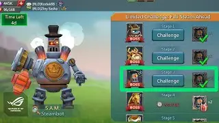 Limited Challenge: Full Steam Ahead Stage 3 Challenge | S.A.M Steambot