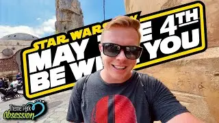 Trying NEW Tasty May The 4th Treats in Star Wars Galaxy&rsquo;s Edge! | Disneyland Resort Fun