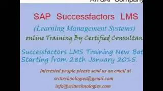 SAP Successfactors LMS (Learning Management System) Online Training