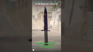 M9 Bayonet | Doppler Black Pearl in Counter Strike 2 🔫🔥#cs2 #counterstrike #counterstrike2 #csgo