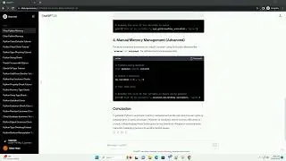 python clear memory of variable