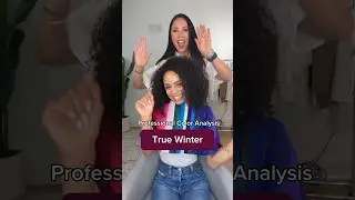Color Analysis: ❄️ True Winter for sweet ​⁠ @kirathelightworker