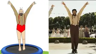 Nacho Nacho / rrr movie Funny drawing meme / Part 2 / ram charan ntr funny Drawing meme