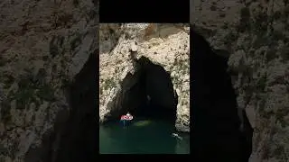 Malta, Gozo - Dwejra Inland See / drone footage