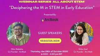 Deciphering the M in STEM in Early Education | All About Stem | STEM Confex India