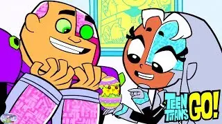 Teen Titans Go! Color Swap Raven Starfire Cyborg Chick Surprise Egg and Toy Collector SETC