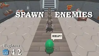 create a Enemy spawner - Learn Godot 4 3D - no talking