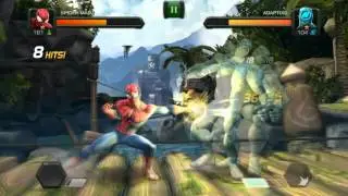 Spiderman vs Adaptoid - Marvel Contest of Champions