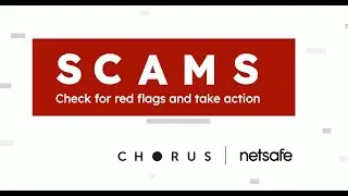 SCAMS - spot scam red flags and take action