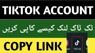 How to Copy Link To Tik Tok Account | Tik Tok Ka Copy Link Kaise Karein ?