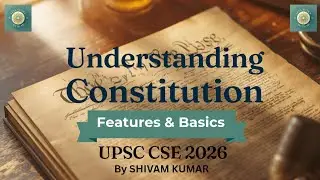 BASICS OF INDIAN CONSTITUTION which every aspirant must know | UPSC PRELIMS 2026 @SevaSutrawithS.K