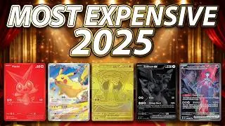 Top 10 Most Expensive Pokemon Cards of 2025!