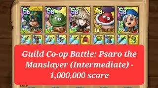 Guild Co-op Battle: Psaro the Manslayer (Intermediate) - 1,000,000 score - Dragon Quest Tact