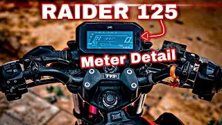 How to set time , trip A -B in Tvs Raider  explain all meter features