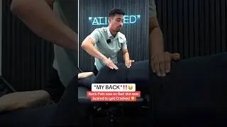 FORCED TO GET CRACKED⁉️🤯#chiropractic  #asmr  #shorts  #trending