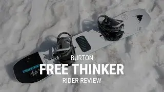 Burton Free Thinker 2019 Snowboard Rider Review - Tactics.com
